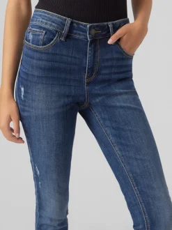 VMSEVEN Medelhög Midja Skinny Fit Jeans