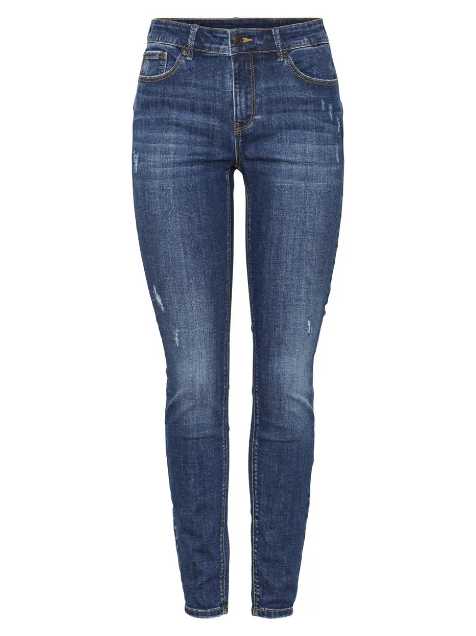 VMSEVEN Medelhög Midja Skinny Fit Jeans