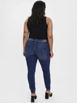 VMSEVEN Medelhög Midja Skinny Fit Jeans