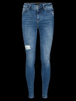 VMSEVEN Medelhög Midja Slim Fit Jeans