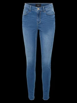 VMSEVEN Medelhög Midja Slim Fit Jeans