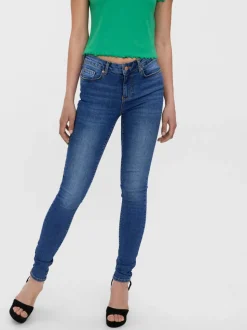 VMSEVEN Medelhög Midja Slim Fit Jeans