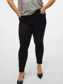 VMSEVEN Medelhög Midja Slim Fit Jeans