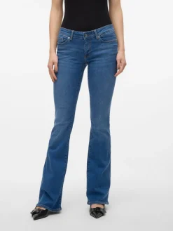 VMSIGI Låg Midja Utsvängd Passform Jeans
