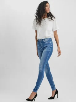 VMSOPHIA Hög Midja Jeans