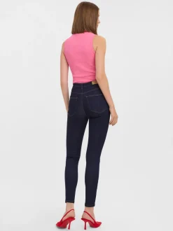 VMSOPHIA Hög Midja Skinny Fit Jeans