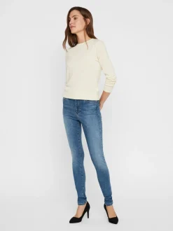VMSOPHIA Hög Midja Skinny Fit Jeans