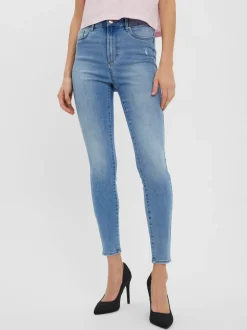 VMSOPHIA Hög Midja Skinny Fit Jeans