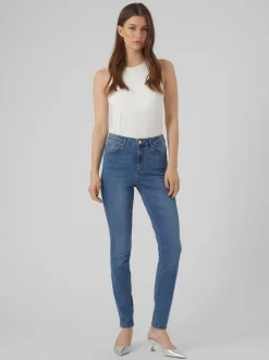 VMSOPHIA Hög Midja Skinny Fit Jeans