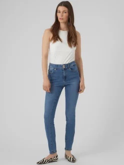 VMSOPHIA Hög Midja Skinny Fit Jeans