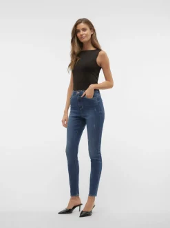 VMSOPHIA Hög Midja Skinny Fit Jeans
