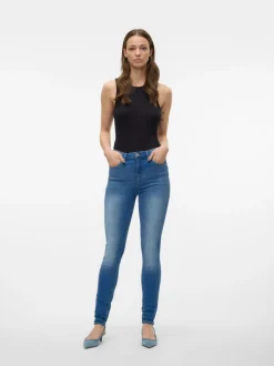 VMSOPHIA Hög Midja Skinny Fit Jeans