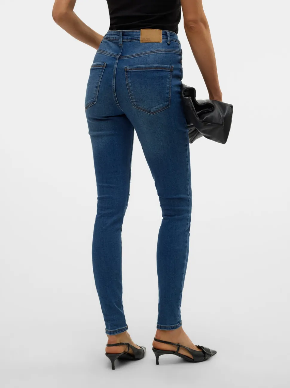 VMSOPHIA Hög Midja Skinny Fit Jeans