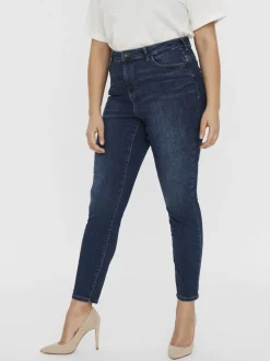 VMSOPHIA Hög Midja Slim Fit Jeans
