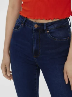 VMSOPHIA Hög Midja Slim Fit Jeans