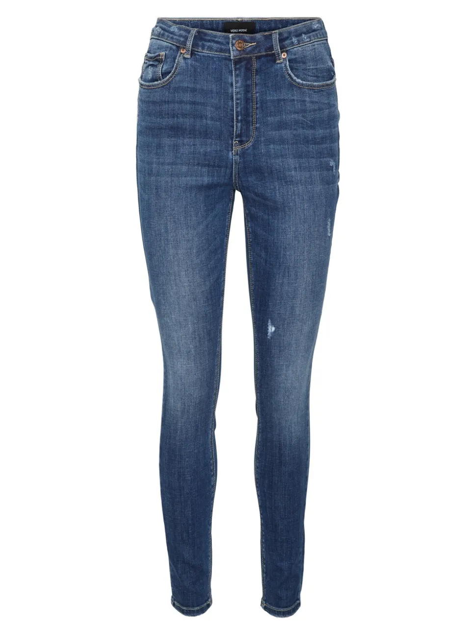 VMSOPHIA Hög Midja Slim Fit Jeans