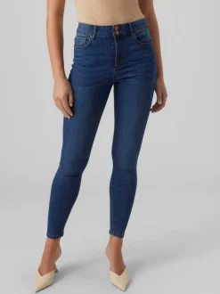 VMSOPHIA Hög Midja Slim Fit Jeans