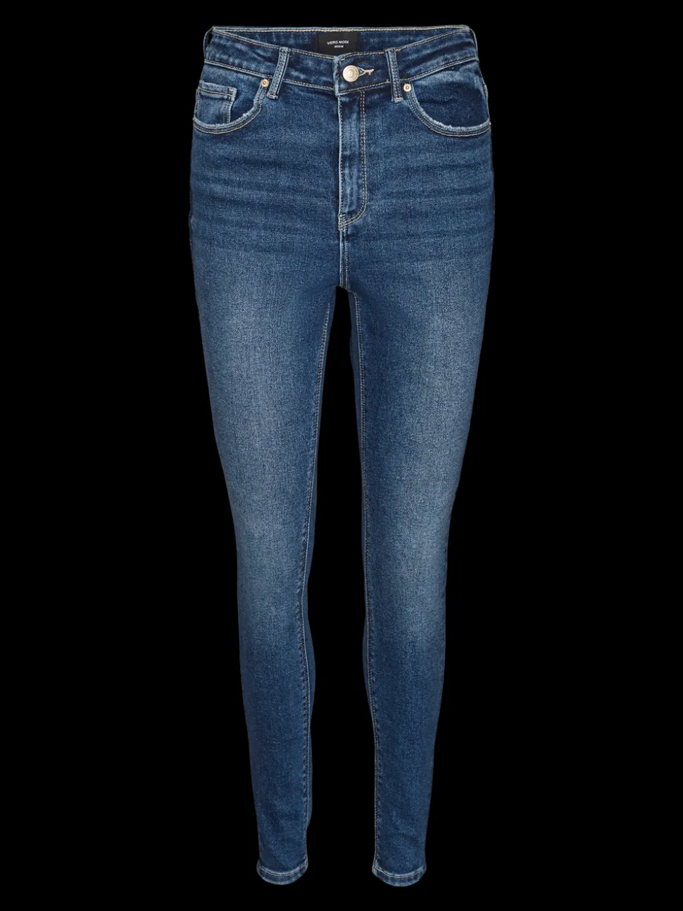 VMSOPHIA Hög Midja Slim Fit Jeans