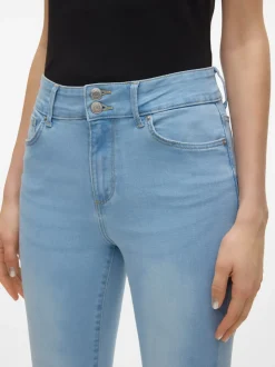 VMSOPHIA Hög Midja Slim Fit Jeans