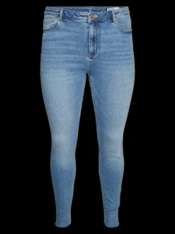 VMSOPHIA Hög Midja Slim Fit Jeans