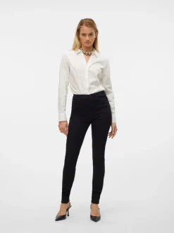 VMTANYA Medelhög Midja Skinny Fit Jeans