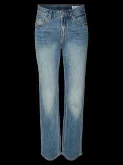 VMTESSA Hög Midja Rak Passform Jeans