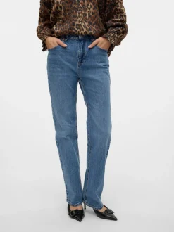 VMTESSA Hög Midja Rak Passform Jeans