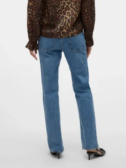 VMTESSA Hög Midja Rak Passform Jeans