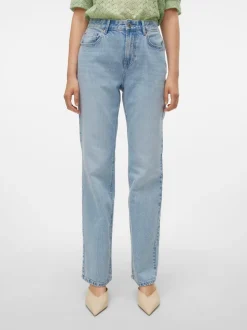 VMTESSA Hög Midja Rak Passform Jeans