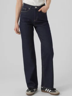 VMTESSA Hög Midja Vid Passform Jeans