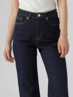 VMTESSA Hög Midja Vid Passform Jeans