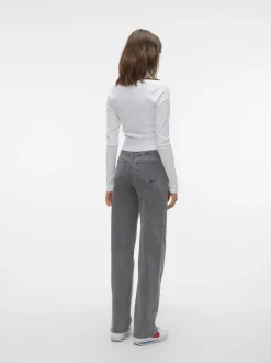 VMTESSA Hög Midja Vid Passform Jeans