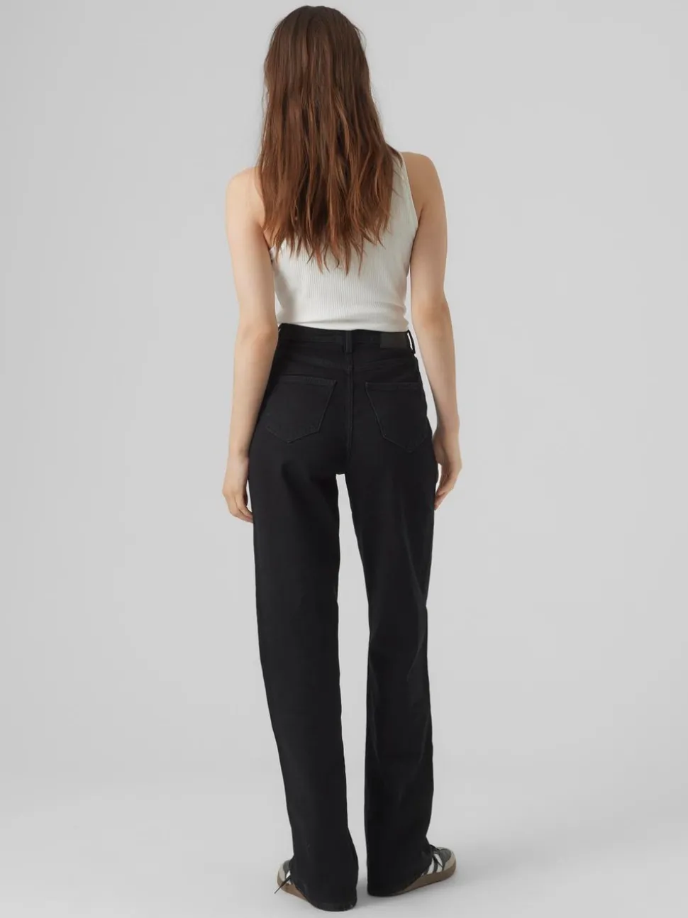 VMTESSA Hög Midja Vid Passform Jeans