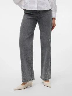 VMTESSA Hög Midja Vida Ben Jeans