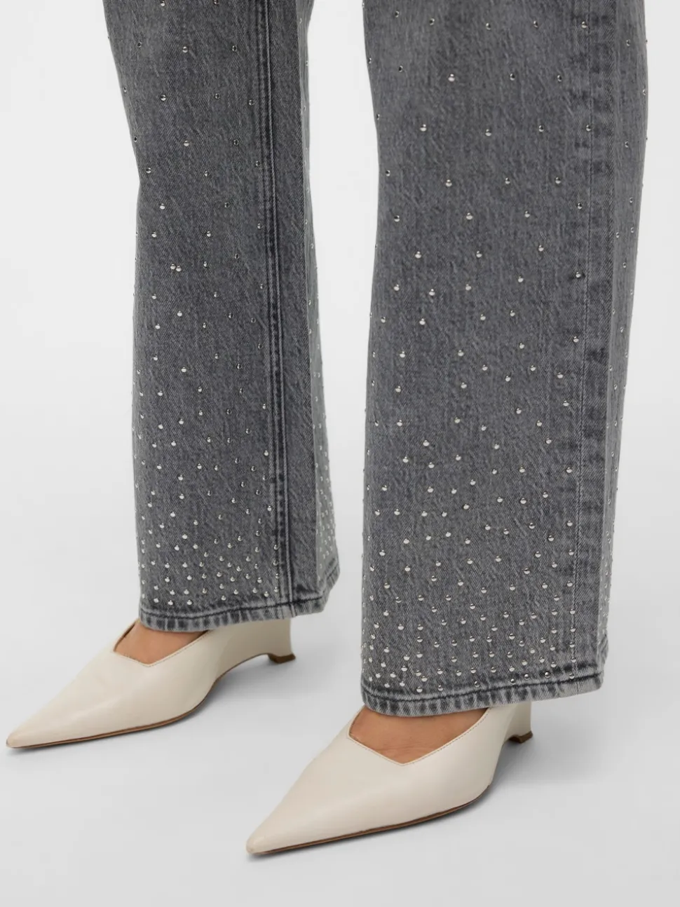 VMTESSA Hög Midja Vida Ben Jeans