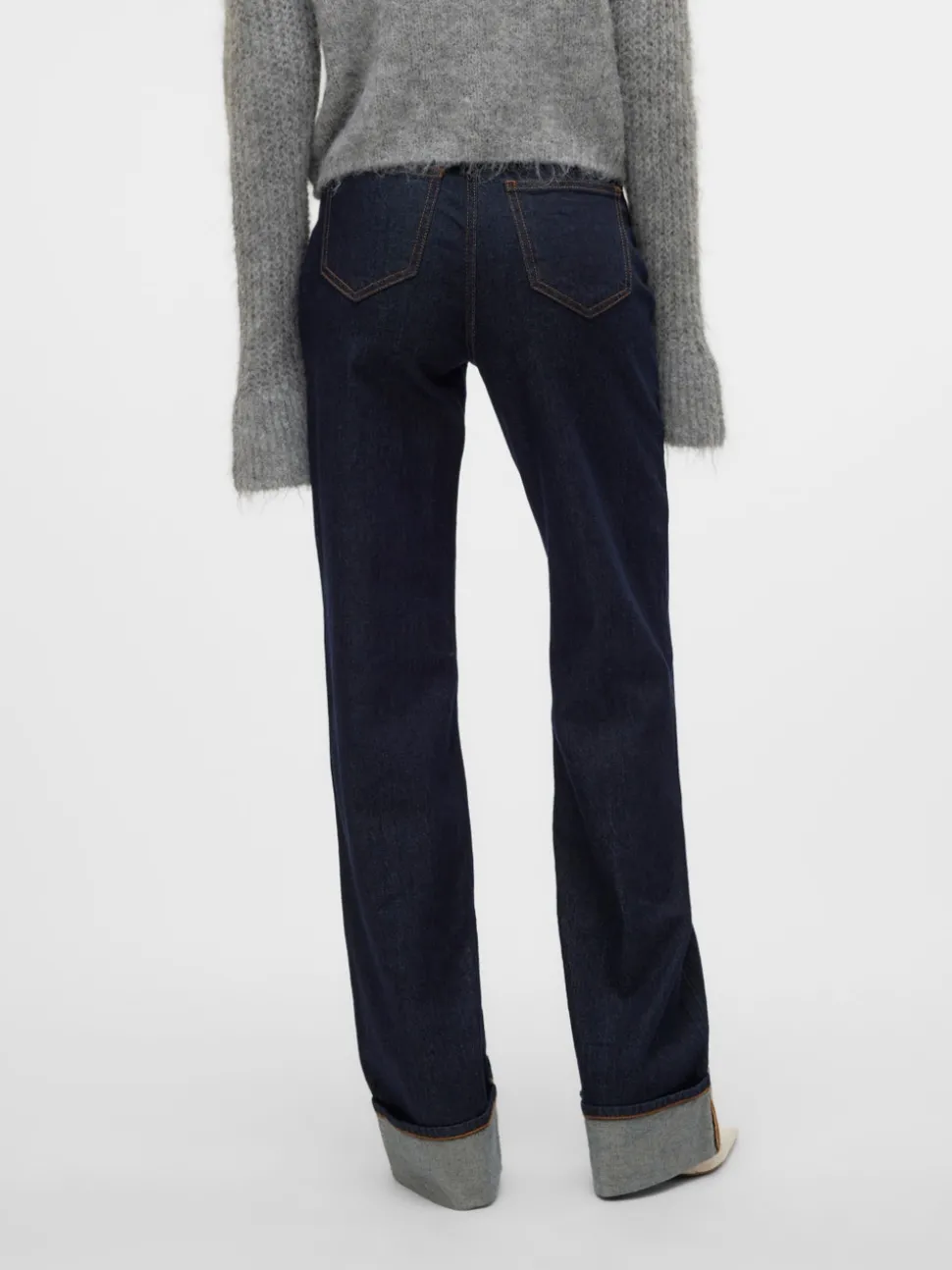 VMTESSA Hög Midja Vida Ben Jeans