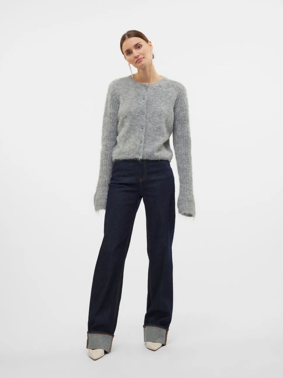 VMTESSA Hög Midja Vida Ben Jeans