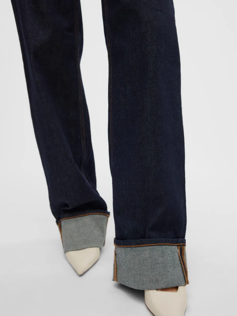 VMTESSA Hög Midja Vida Ben Jeans
