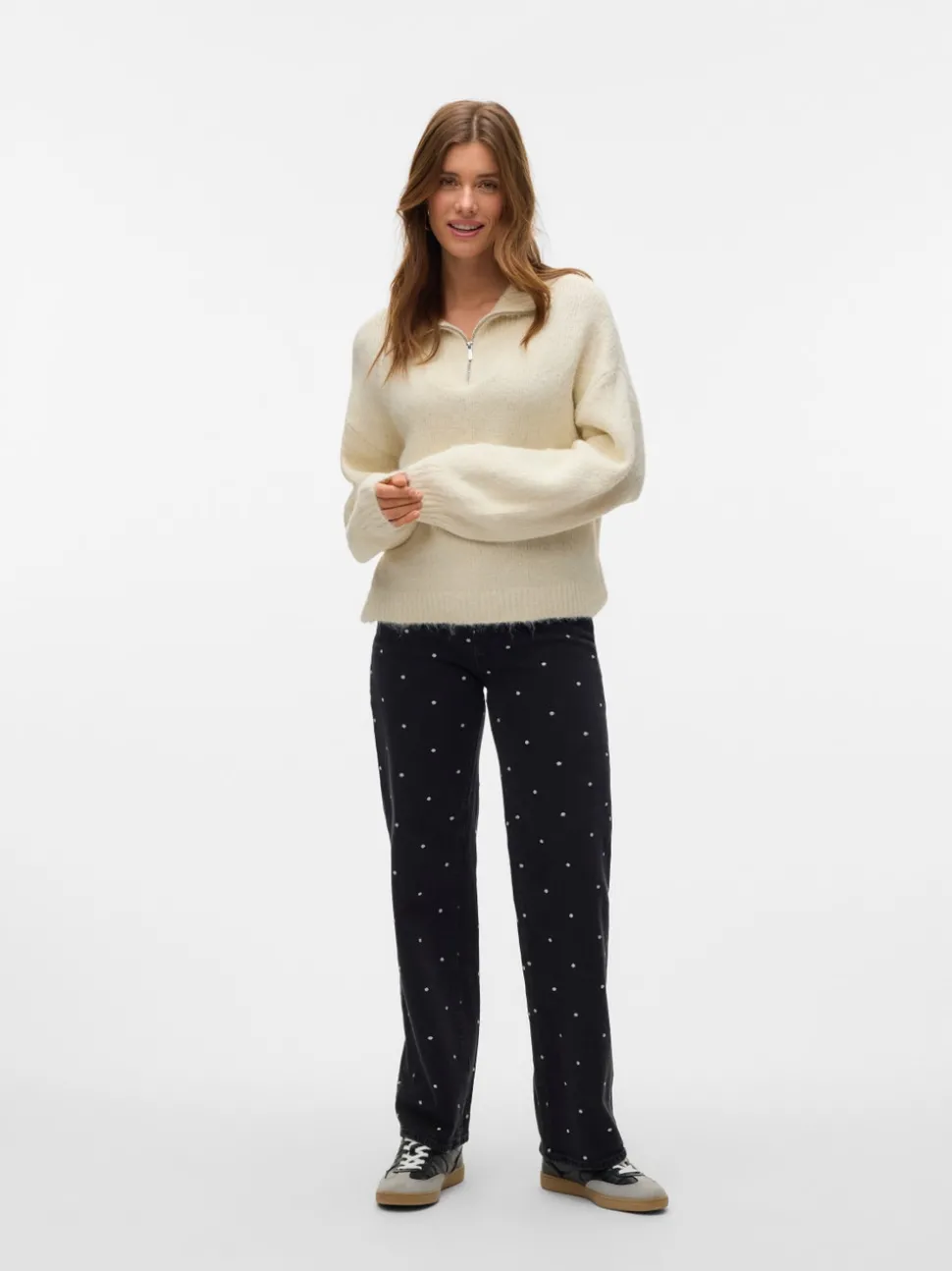 VMTESSA Hög Midja Vida Ben Jeans