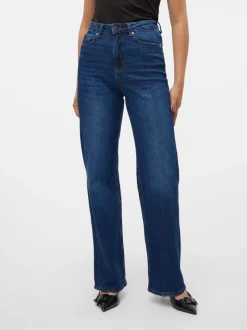 VMTESSA Hög Midja Vida Ben Jeans