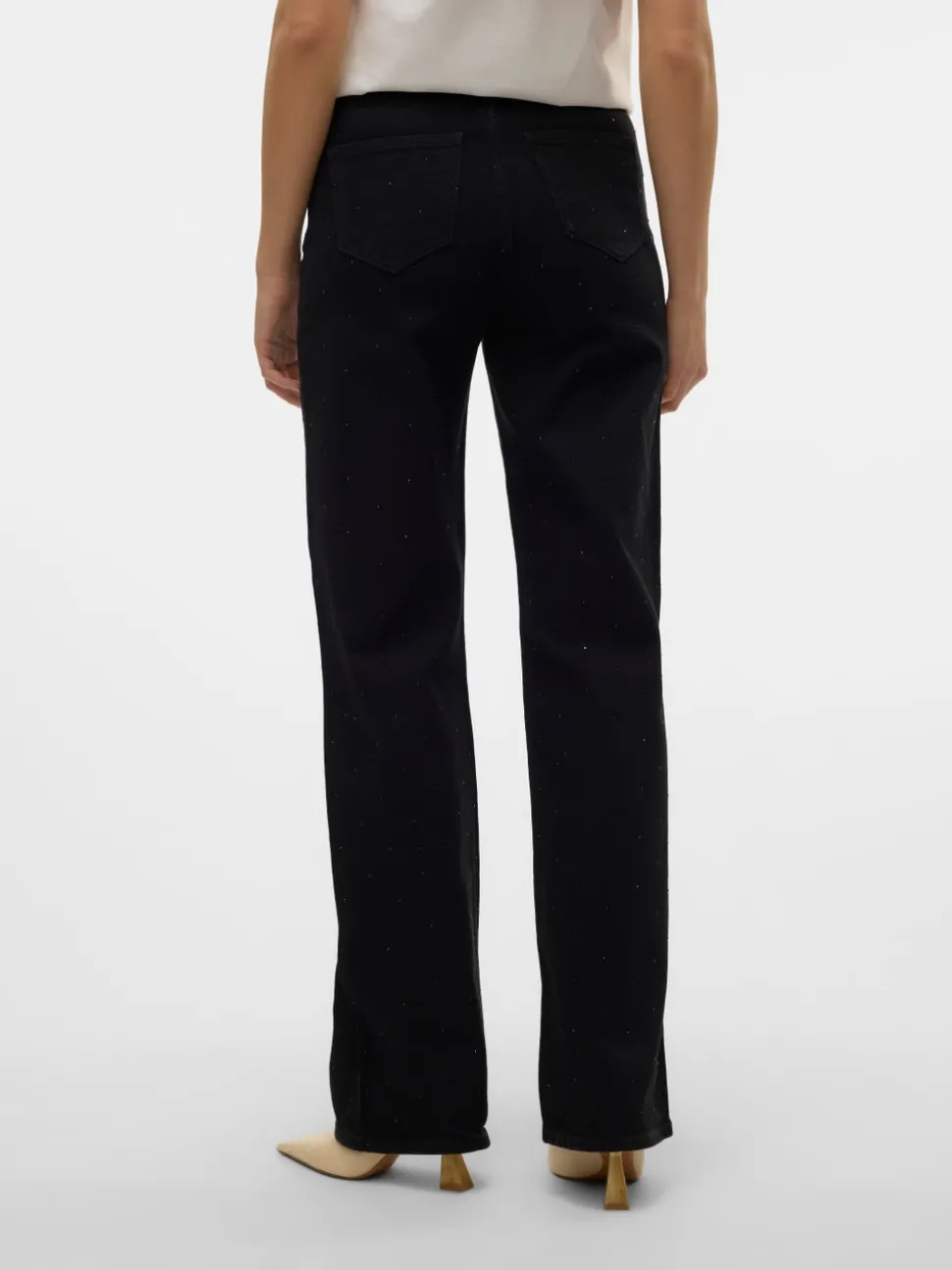 VMTESSA Hög Midja Vida Ben Jeans
