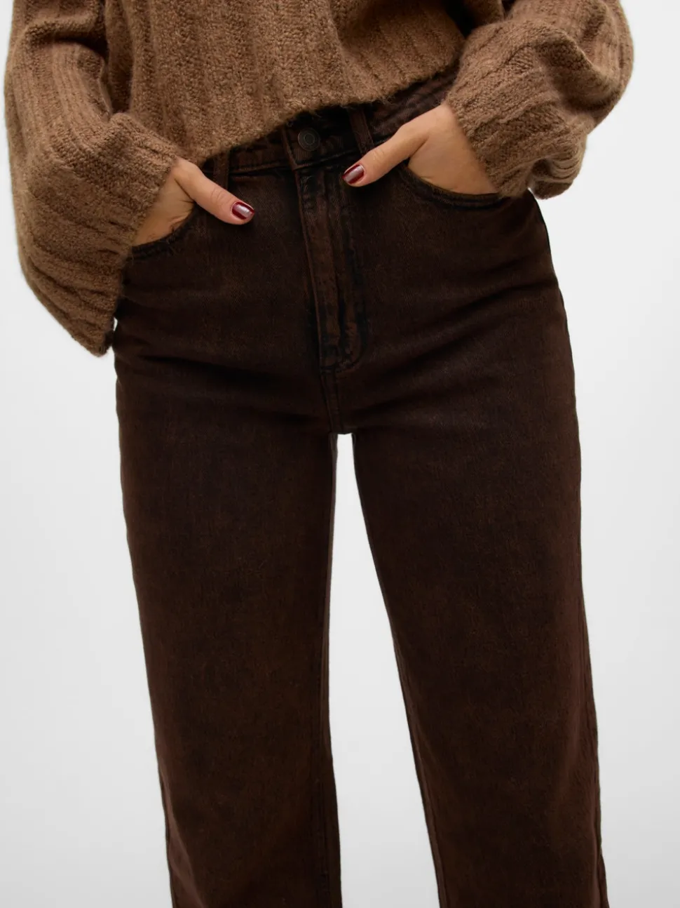VMTESSA Hög Midja Vida Ben Jeans