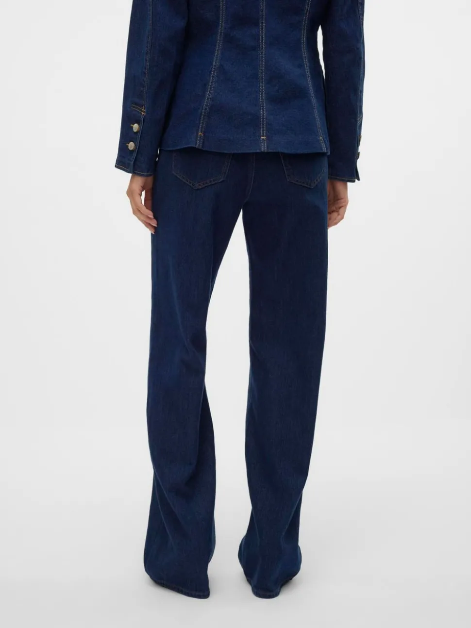 VMTESSA Hög Midja Vida Ben Jeans