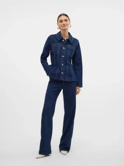 VMTESSA Hög Midja Vida Ben Jeans