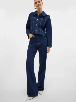 VMTESSA Hög Midja Vida Ben Jeans
