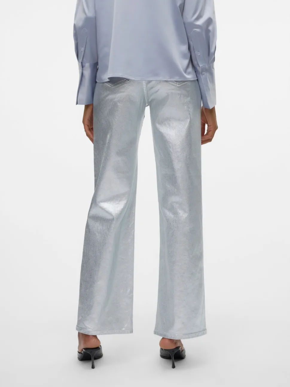 VMTESSA Hög Midja Vida Ben Jeans