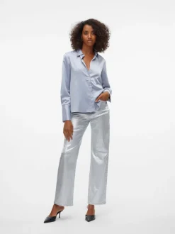 VMTESSA Hög Midja Vida Ben Jeans