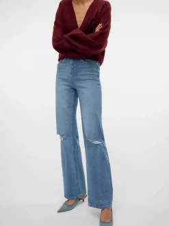 VMTESSA Hög Midja Vida Ben Jeans