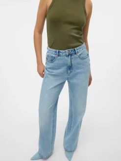 VMTOKYO Låg Midja Rak Passform Jeans