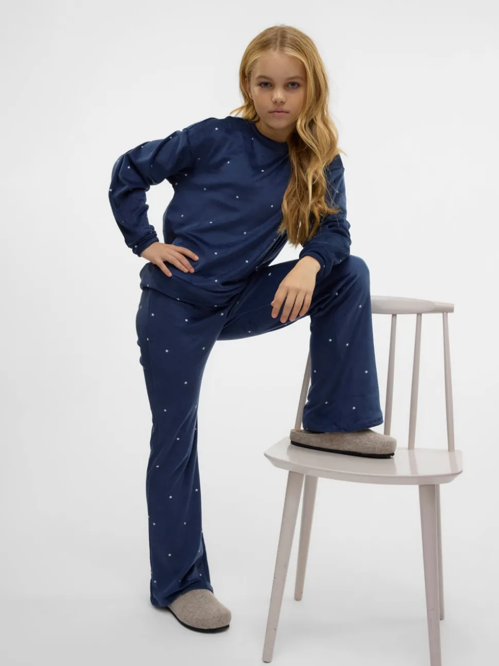 VMVELVET Hög Midja Byxor